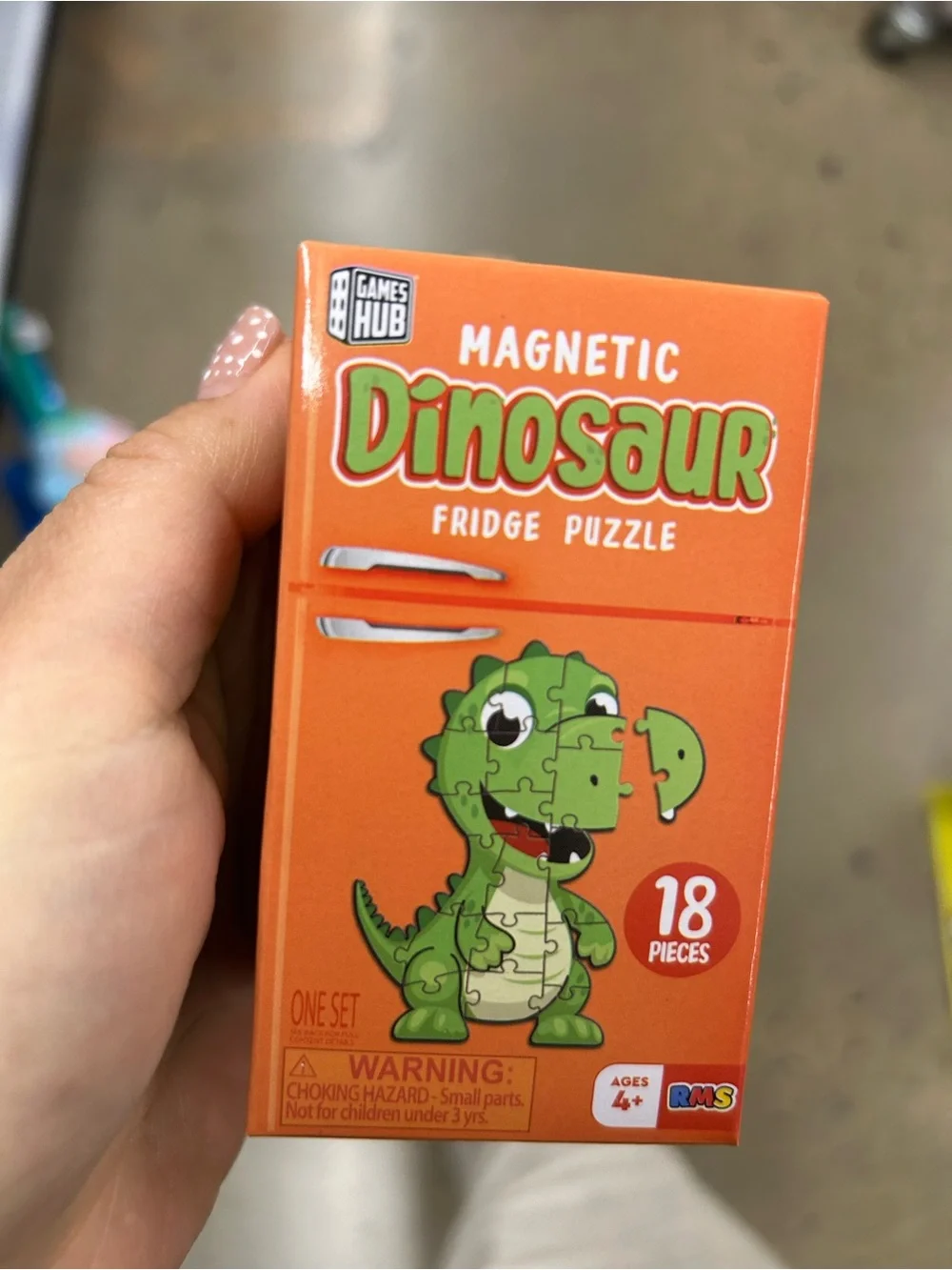Magnetic Dinosaur Fridge Puzzle